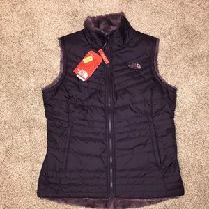 Purple Reversible North Face Vest